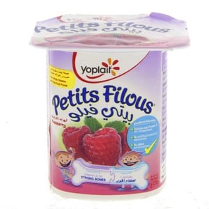 Yoplait Petits Filous Raspberry Flavoured Yogurt 120 g