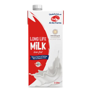 Al Ain Long Life Milk Low Fat 4 x 1 Litre