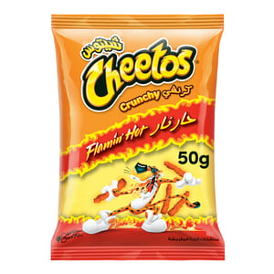 Cheetos Crunchy Flaming Hot Chips 50 g