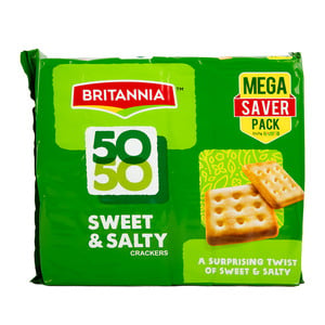 Britannia 50-50 Sweet & Salty Biscuit 12 x 71 g