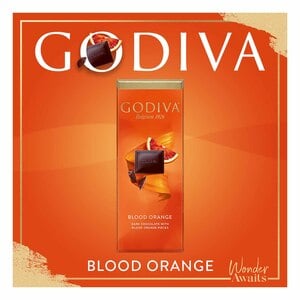جوديفا شوكولاتة داكنة بقطع البرتقال الدمي 90 جم