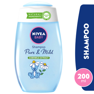 Nivea Baby Bath Shampoo Pure & Mild Camomile Extract 200 ml