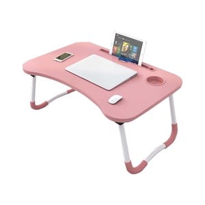 Golden Wheat Foldable Laptop Table 40x60x28cm Pink