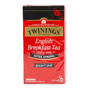 Twinings English Breakfast Tea Extra Strong 25 pcs
