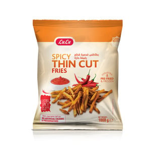 LuLu Spicy Thin Cut Fries 1 kg