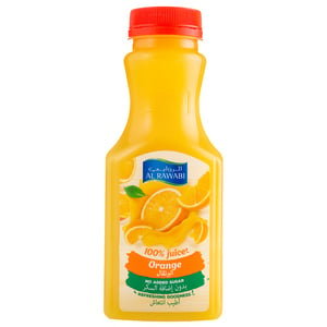 Al Rawabi Orange Juice No Added Sugar 350 ml