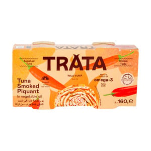 Trata Spicy Smoked Tuna In Vegetable Oil 2 x 160 g