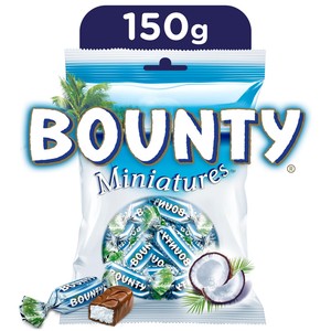 Bounty Miniatures Milk Chocolate Mini Bars 150 g
