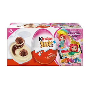 Ferrero Kinder Joy Egg For Girls Value Pack 3 x 20 g