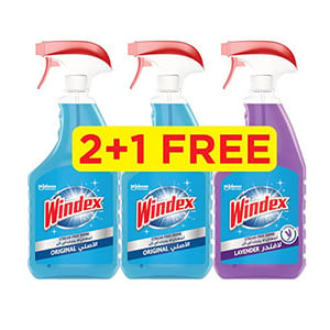 Windex Assorted Glass Cleaner 3 x 750 ml
