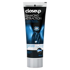 Close Up Diamond Attraction Whitening Toothpaste, Power White, Refreshing Menthol 75 ml