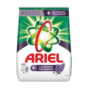 Ariel Lavender Freshness Washing Powder Value Pack 4.5 kg