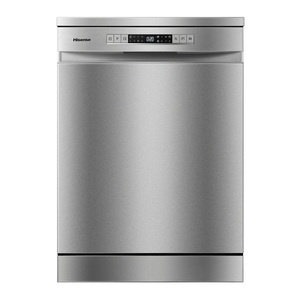 Hisense Dishwasher 15 Place Setting with 8 Programs, Silver, HS623E90X
