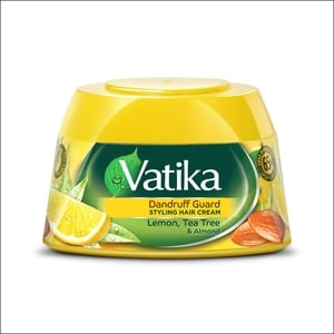 Vatika Dandruff Guard Styling Hair Cream Lemon Tea Tree & Almond 140 ml