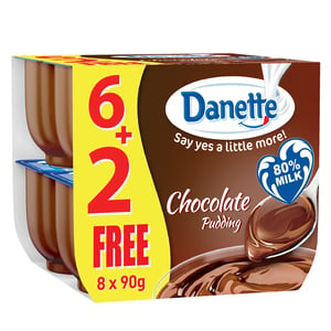 Danette Dessert Chocolate Flavour 90 g 6+2