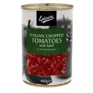 Epicure Italian Chopped Tomatoes With Basil In Rich Tomato Juice 400 g