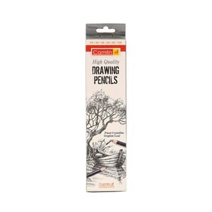 Camlin High Quality Drawing Pencils 6 Shades Assorted