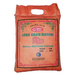 Green Farm Long Grain Biriyani Rice 3 kg